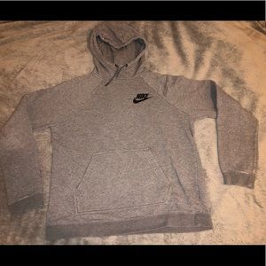 Nike grey cowl neck sweatshirt